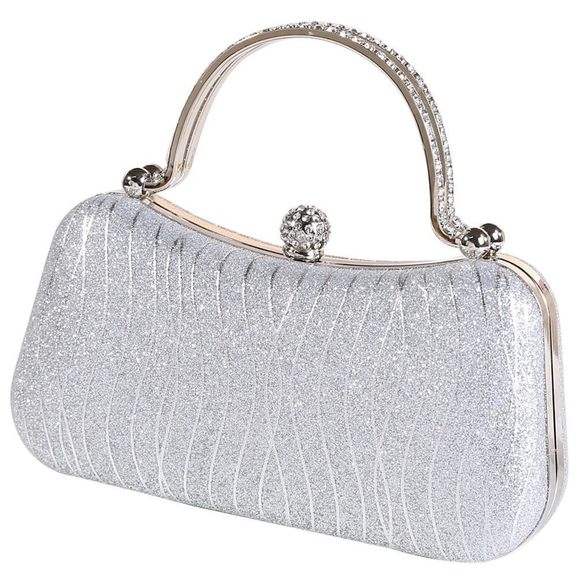 Evening Bag Sparkling Frosted Purses Lady Shiny Party Elegant >:( - Picture 1 of 7